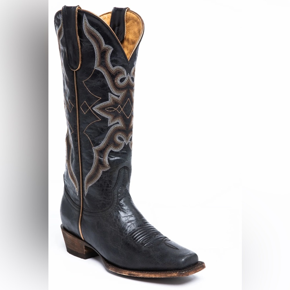 Idyllwind RELIC BLACK WESTERN BOOTS - NARROW SQUARE TOE